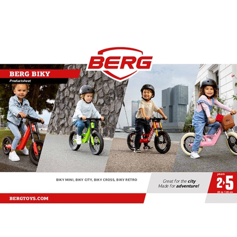 Bicicleta BERG Toys Biky City Rosu