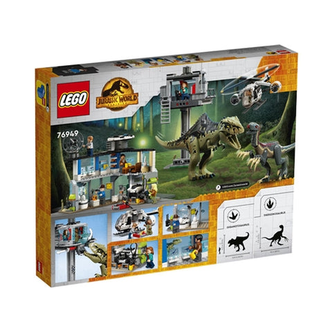 LEGO Jurassic World Atacul Giganotozaurului si Therizinosaurului 76949