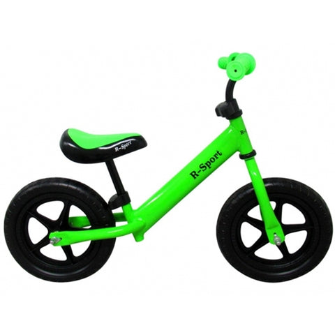 R-Sport -Bicicleta fara Pedale R-Sport cu Roti din Spuma EVA R7 Verde