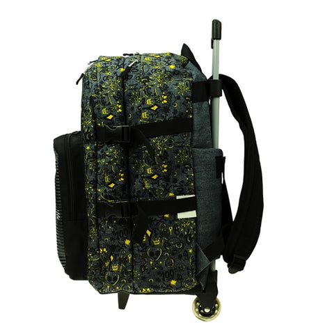 Giovas - Troller pentru Scoala Giovas cu 3 Compartimente Emoji