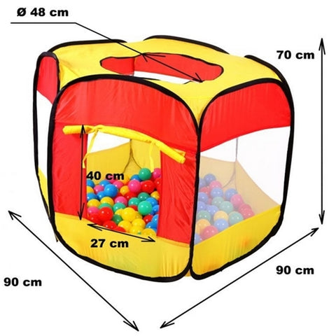 Cort de Joaca Ecotoys cu 100 de Bile