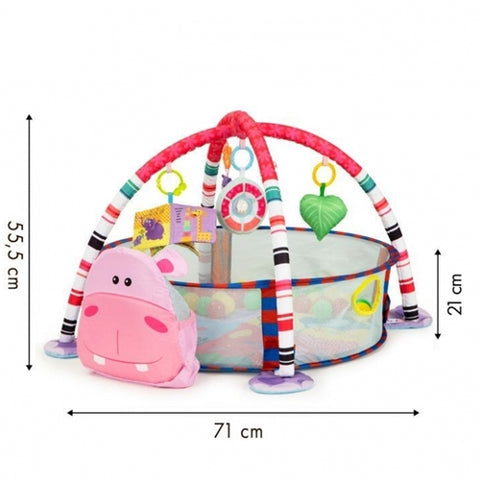 Salteluta de Joaca Ecotoys cu Bill Porcusor Roz