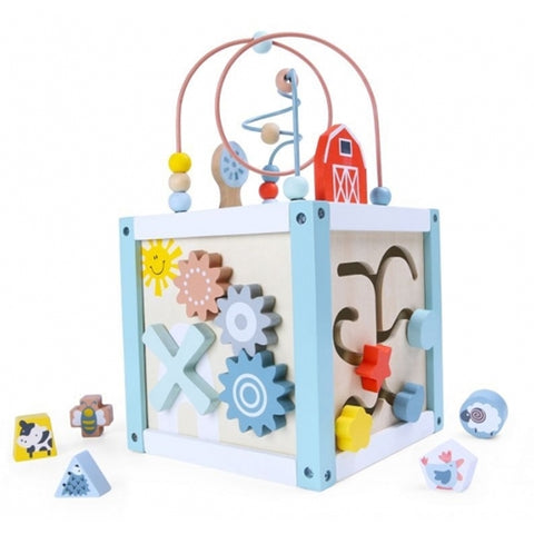 Cub Educational Ecotoys din Lemn Ecotoys