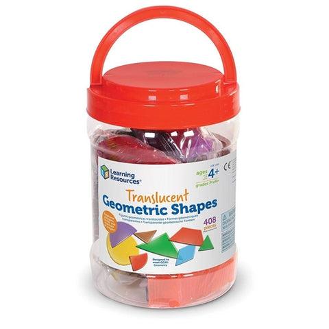 Forme Geometrice Transparente Learning Resources 408 Piese