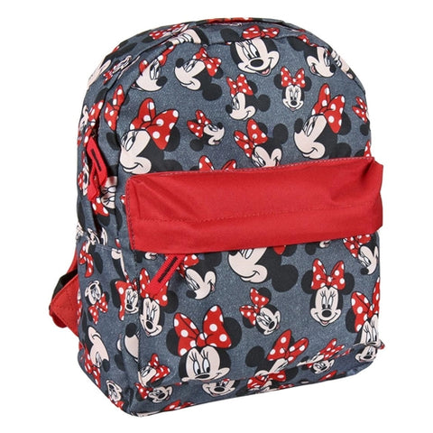 Rucsac Minnie Mouse cu buzunar frontal, 26x32x12 cm