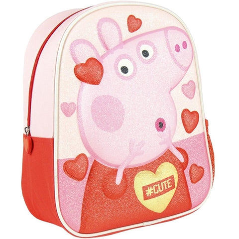 Cerda - Rucsac 3D pentru Gradinita Peppa Pig Premium, 25 x 31 x 10 cm