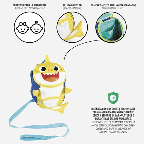 Cerda - Rucsac Baby Shark Cerda cu Ham, 20x27x9 cm