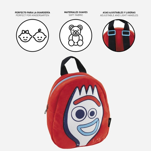 Cerda - Rucsac Plusat pentru Gradinita Toy Story Forky, 18x22x8 cm 