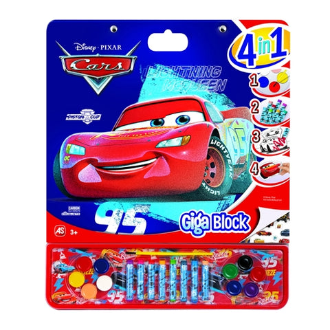 Set Pentru Desen As Giga Block 4 in 1 Cars