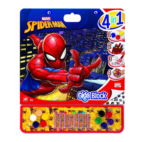 Set Desen As Giga Block 4 in 1 Spiderman