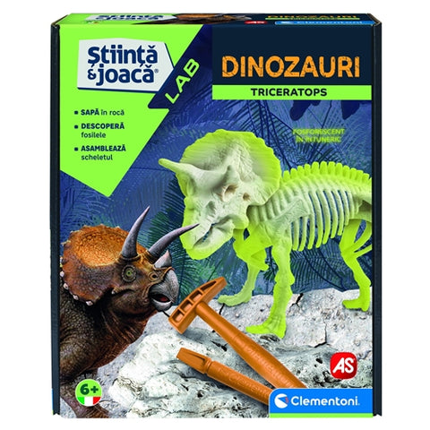 Joc As Descopera Dinozaurul Triceratops