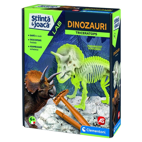 Joc As Descopera Dinozaurul Triceratops