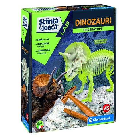 Joc As Descopera Dinozaurul Triceratops