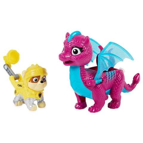 Minifigurine Spin Master Patrula Catelusilor Rubble si Dragon Blizzie