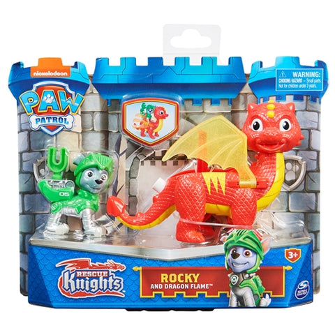 Minifigurine Spin Master Patrula Catelusilor Rocky si Dragonul Flame