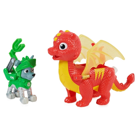 Minifigurine Spin Master Patrula Catelusilor Rocky si Dragonul Flame