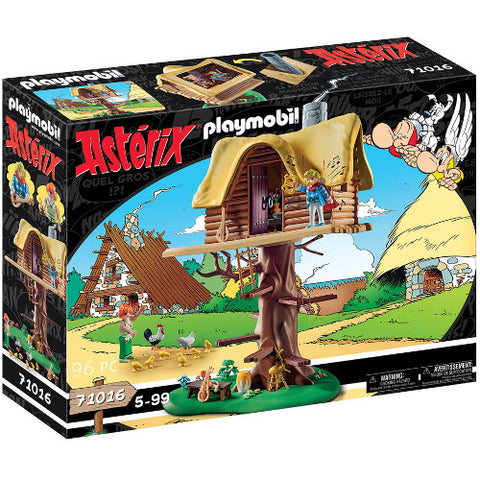 Playmobil - Set de Constructie Playmobil Asterix Si Obelix - Cacofonix si Casa in Copac