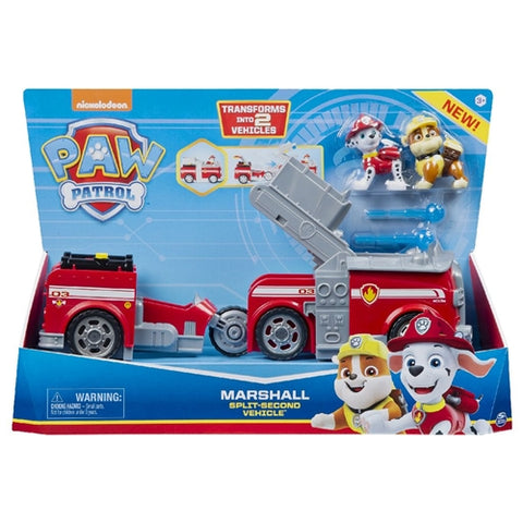 Masina de Pompieri Marshall Spin Master Patrula Catelusilor 2 in 1