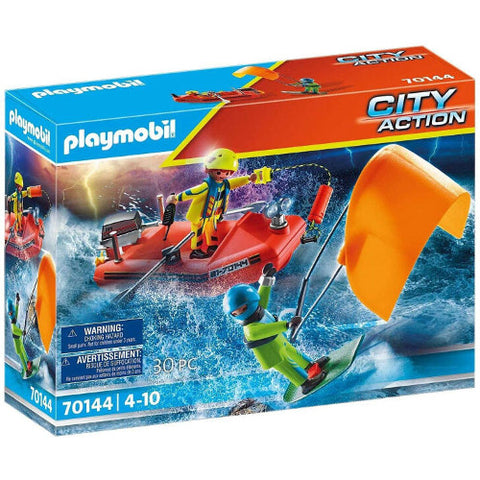 Playmobil  - Set de Constructie Salvamar  cu Barca De Viteza