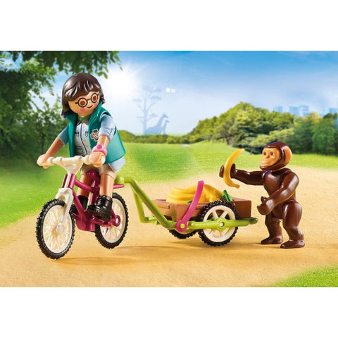 Playmobil  - Set de Constructie Veterinar La Zoo