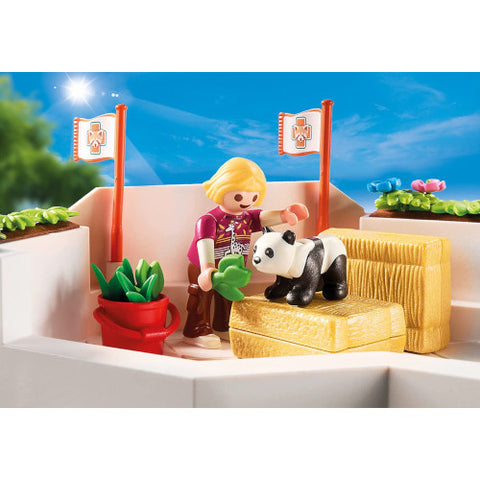 Playmobil  - Set de Constructie Veterinar La Zoo