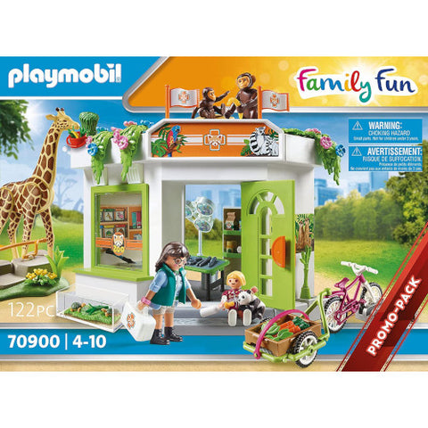 Playmobil  - Set de Constructie Veterinar La Zoo