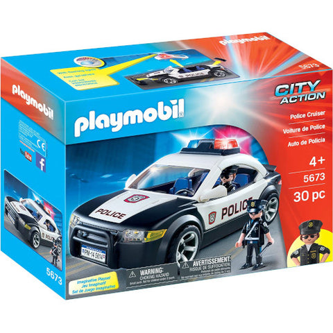 Playmobil - Set de Constructie Masina de Politie