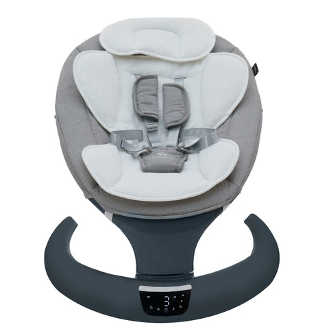 Leagan electric multifunctional pentru bebelusi AppeKids - I-Size - Powder Grey