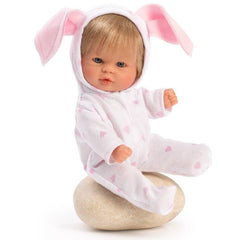 Papusa Bomboncin cu Costumaș de Iepuraș 20cm