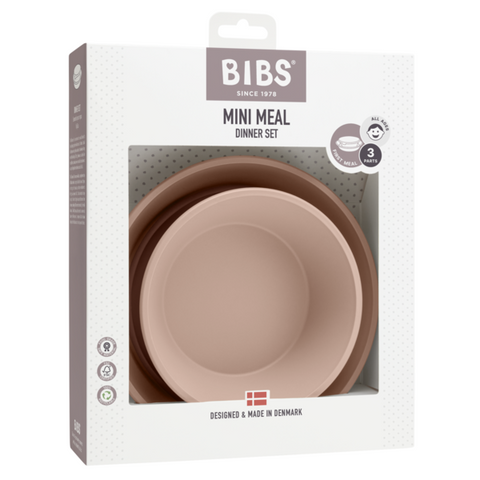 BIBS - Set pentru diversificare si hranire, Blush