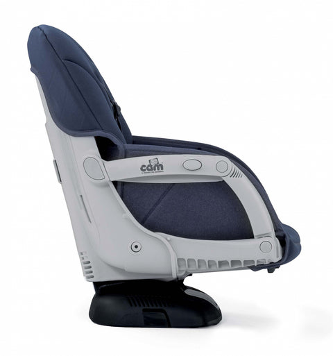 Scaun de Masa CAM Seat Idea, Inaltime Ajustabila, Varsta 6-36 luni, Pliabil, Centura de Siguranta in 5 Puncte, Bej - gri