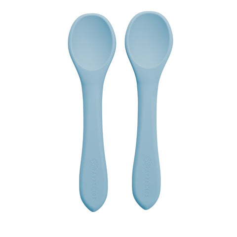 Set Lingurite din silicon, AppeKids - Aqua Blue