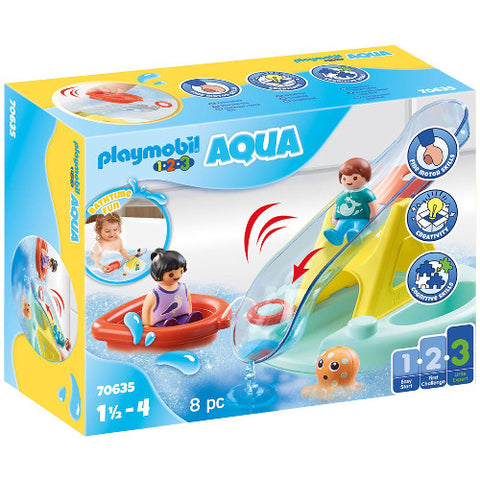 Playmobil - Se de Joaca Playmobil 1.2.3 Balansoar De Apa Si Barcuta