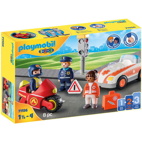 Playmobil - Set de Joaca Playmobil 1.2.3 Eroi Salvatori