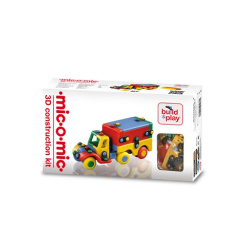 mic-o-mic- Set de Construit Camion 3D, 15.9 cm