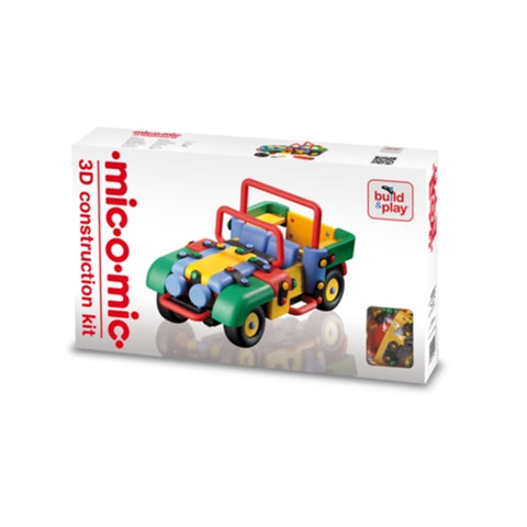  mic-o-mic- Set de Construit Masinuta Off-Road 3D, 20.1 cm