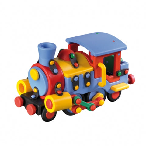 mic-o-mic- Set de Construit Locomotiva  3D, 19.1 cm