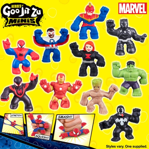Toyoption - Figurina Toyoption Goo Jit Zu Minis S5 Marvel Captain Marvel 41380-41387
