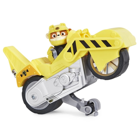 Spin Master - Jucarie Moto Pups Rubble si Motocicleta Deluxe Spin Master Patrula Catelusilor 