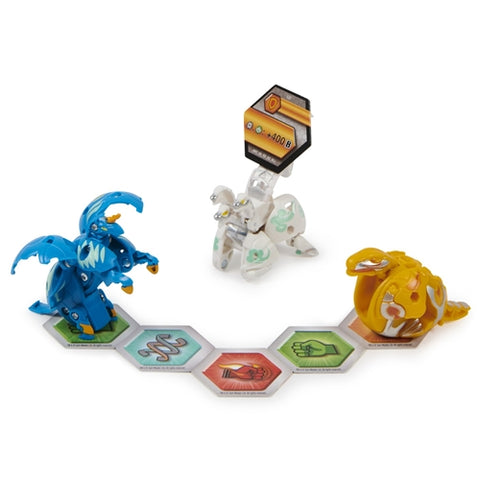 Spin Master -Set 3 Bakugani Spin Master Starter B Evolutions S4 Holwkor Ultra, Neo Pegatrix si Trox