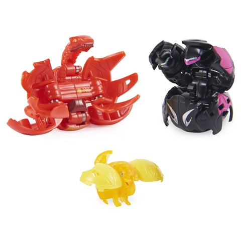 Spin Master - Set Bakugan Spin Master Nanogan Browler Ryerazu, Cimoga si Sledge