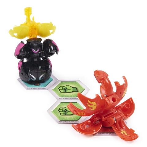 Spin Master - Set Bakugan Spin Master Nanogan Browler Ryerazu, Cimoga si Sledge