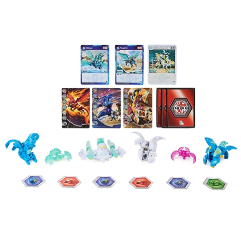 Spin Master - Set Bakugani Spin Master Battle Strike Evolutions S4 Dragonoid, Slugger, Nillious si Pegatrix