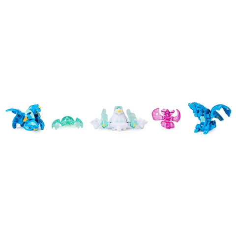 Spin Master - Set Bakugani Spin Master Battle Strike Evolutions S4 Dragonoid, Slugger, Nillious si Pegatrix