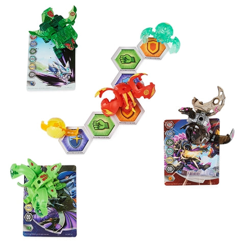 Spin Master - Set Bakugani Spin Master Battle Strike Evolutions S4 Dragonoid, Arcleon, Sestanoid si Nillious