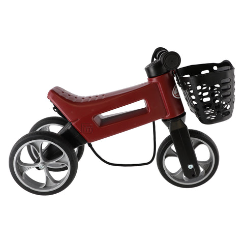 Bicicleta fara pedale cu cosulet pentru ghidon Funny Wheels Rider SUPERSPORT 2 in 1 JAWA Exclusiv