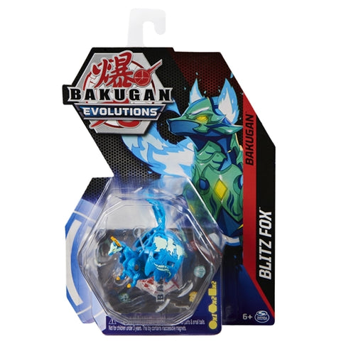 Spin Master - Bila Bakugan Spin Master S4 Evolutions Blitz Fox Albastru