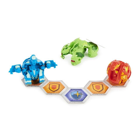 Spin Master - Set 3 Bakugani Spin Master Starter B Evolutions S4 Gillator Ultra,Trox si Howlkor