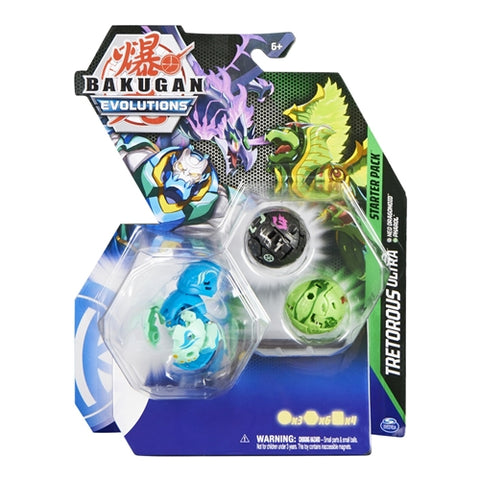 Spin Master - Set 3 Bakugani Spin Master Starter B Evolutions S4 Tretorous Ultra, Neo Dragonoid si Pharol
