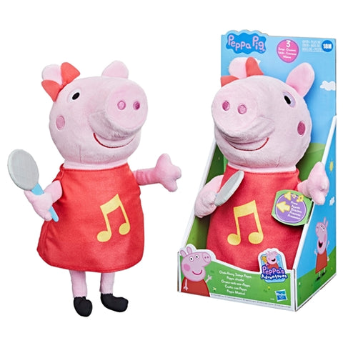 Jucarie Muzicala de Plus Hasbro Pepa Pig, 28 cm